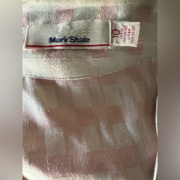 100% Linen Vintage top - Picture 2 of 3